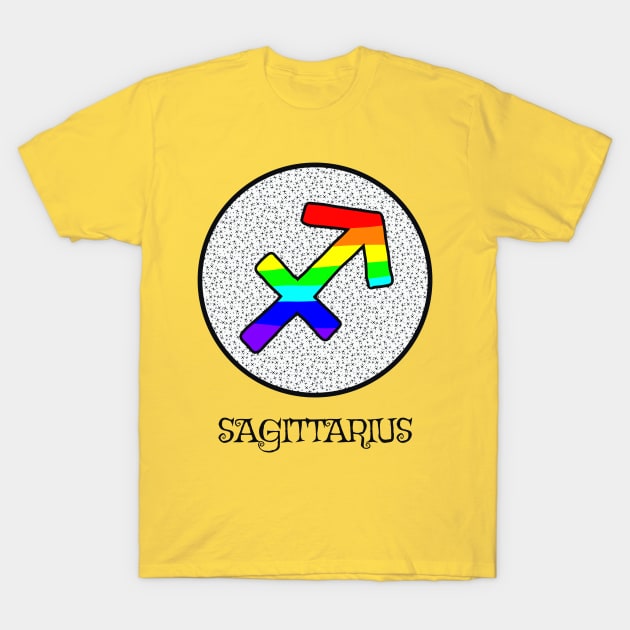 ZODIAC PRIDE SAGITTARIUS T-Shirt by ArtzeeFartzee